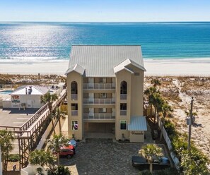 Exterior - Gulf Front! Pool Access! Beach Service! Veranda 102-Coastal Wave Retreat (Fort Walton Beach)