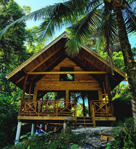 Cabaña selva tranquila, autosostenible, The Pause. Para 4 huespedes maximo