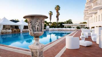 Alberca al aire libre por temporada