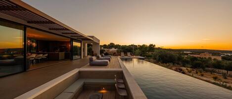 Una piscina climatizada