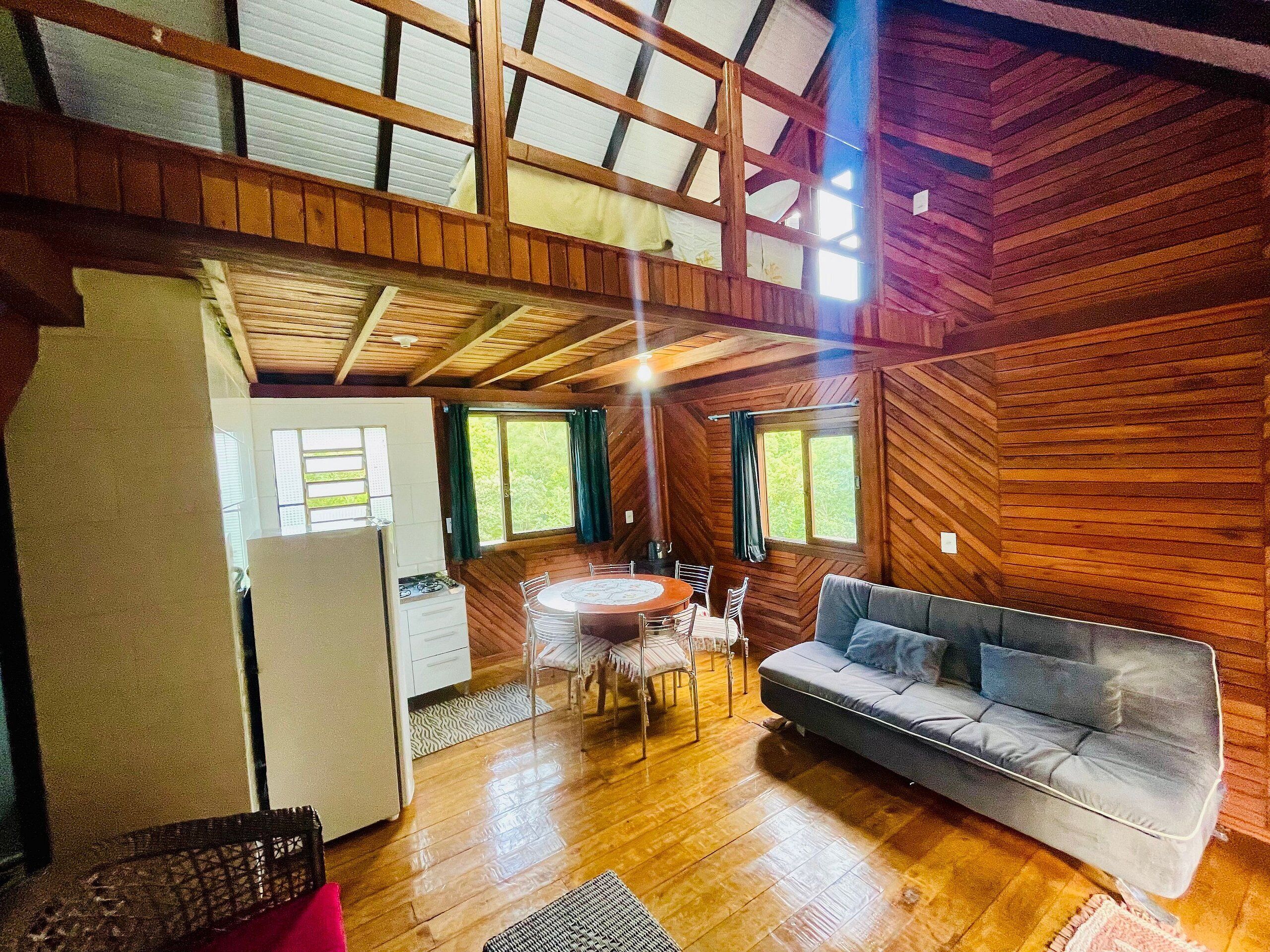 Basic Cabin | Living area | 32-inch Smart TV with digital channels