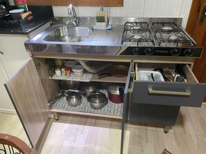 Basic Apartment | Private kitchen - Sítio Refúgio da Serra Canela (Canela)