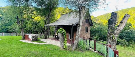 Basic-Ferienhütte | Außenbereich