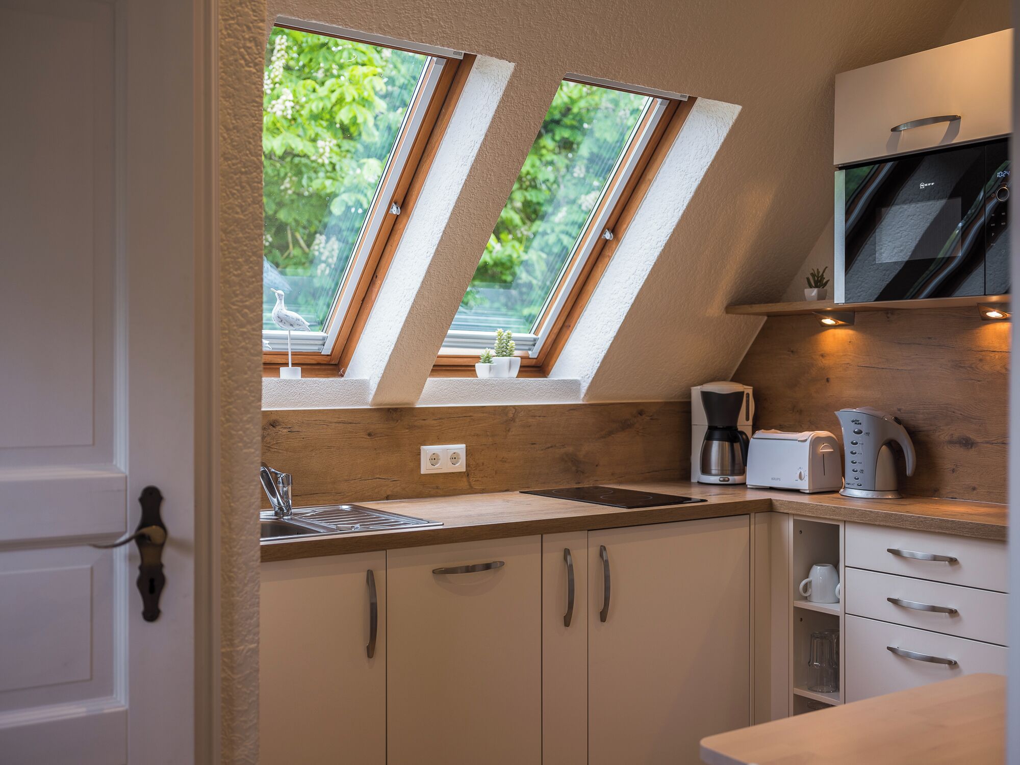 Căn hộ Tiêu chuẩn, sân hiên, quang cảnh công viên | Bếp riêng | Tủ lạnh, lò vi sóng, bếp nấu, máy rửa bát 