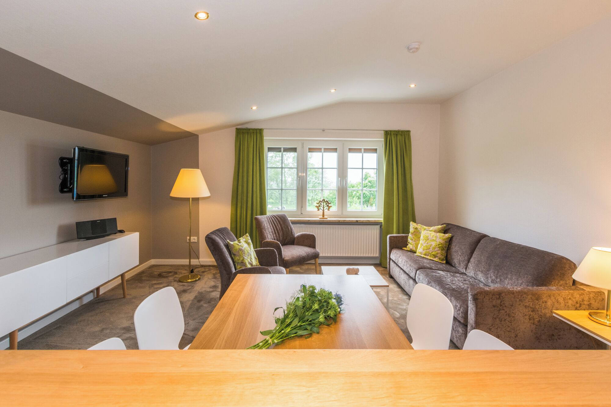 Standard Apartment, Canal View | Living area