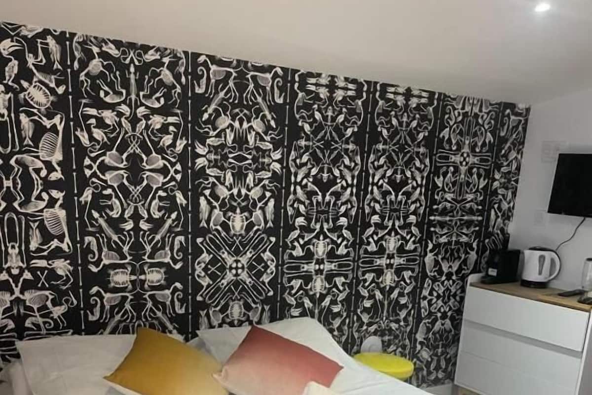 Tweepersoonskamer, terras