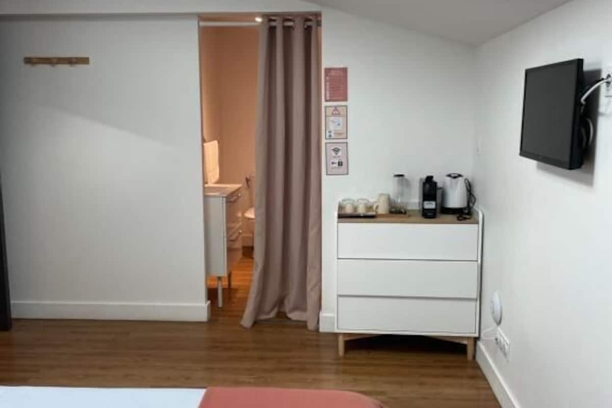 Tweepersoonskamer, terras