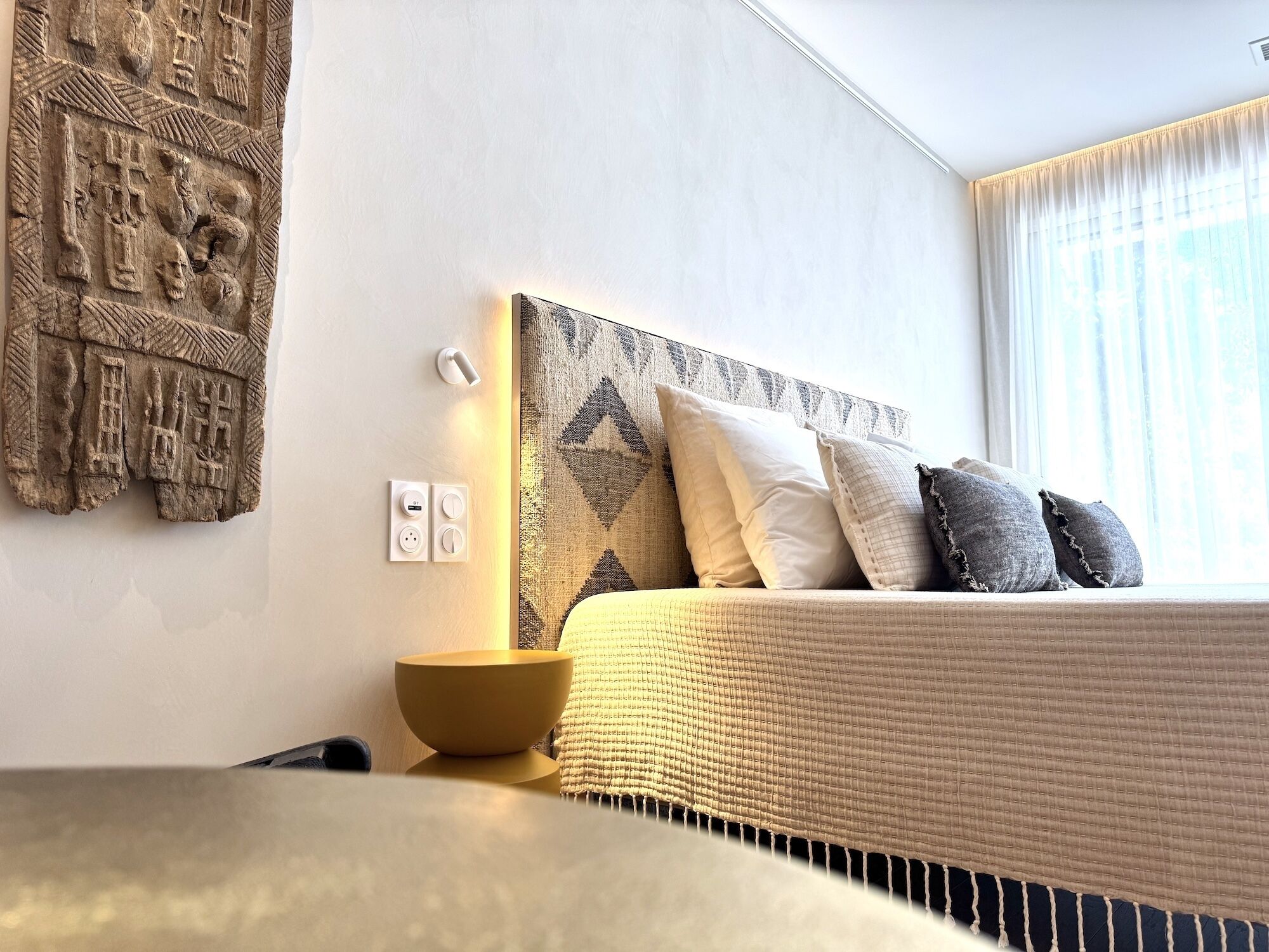 Design Double Room, Private Bathroom, Pool View | Memory foam beds, in-room safe, individually decorated