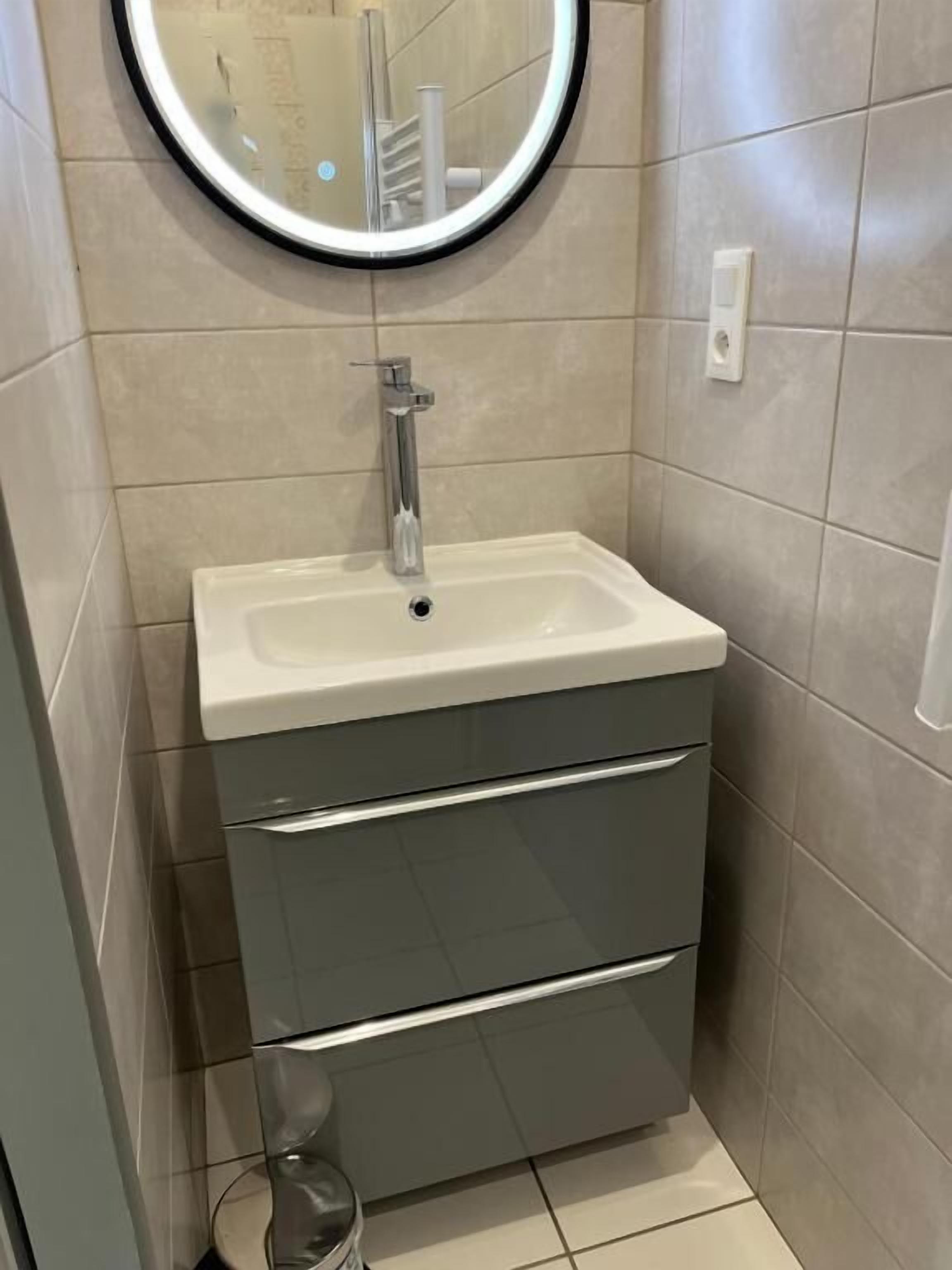 Chambre Double Standard, salle de bains privée, vue jardin | Salle de bain