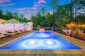 Una piscina climatizada