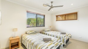 3 habitaciones y ropa de cama 