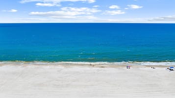 Beach nearby, white sand