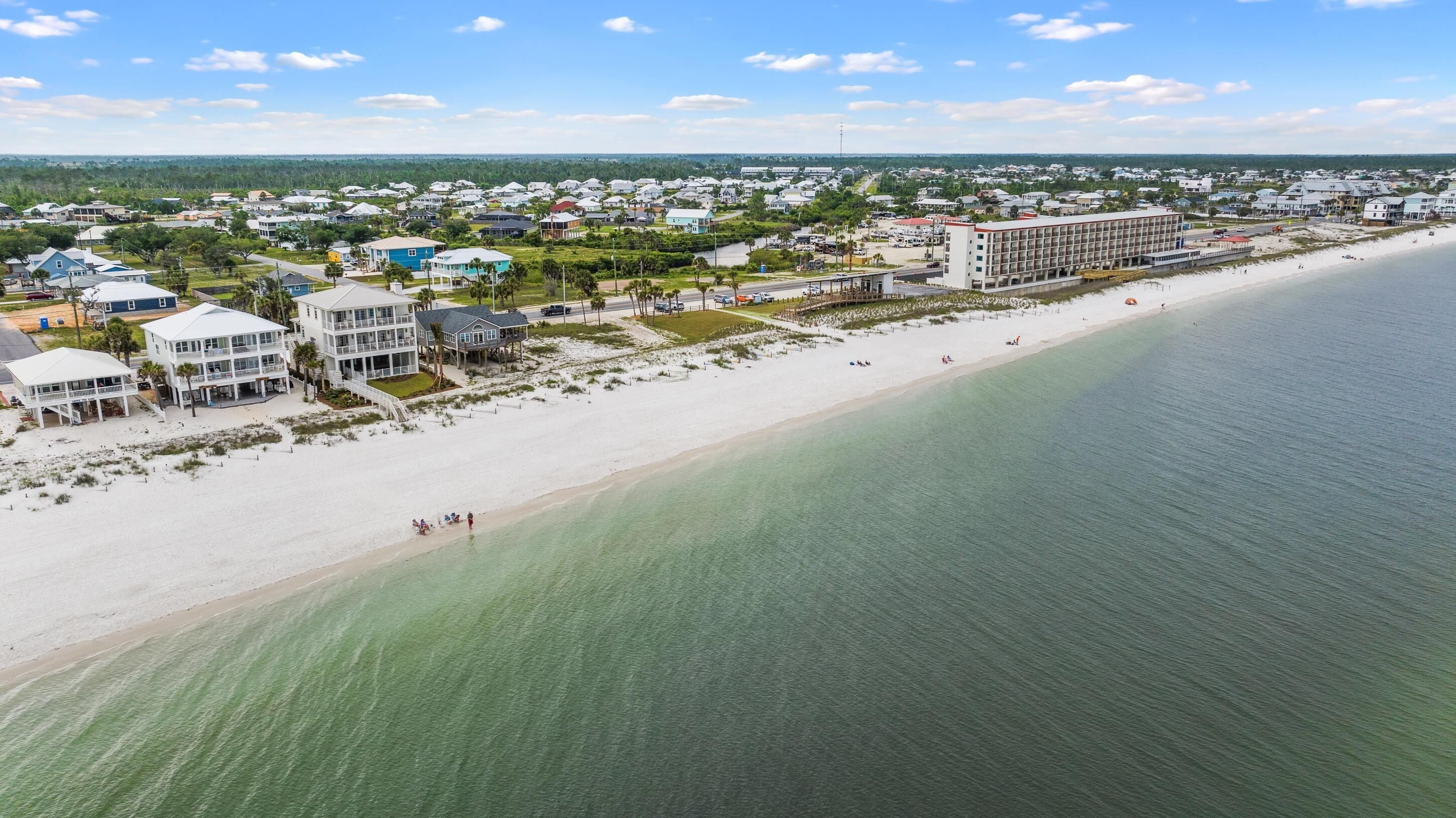 Beach nearby, white sand