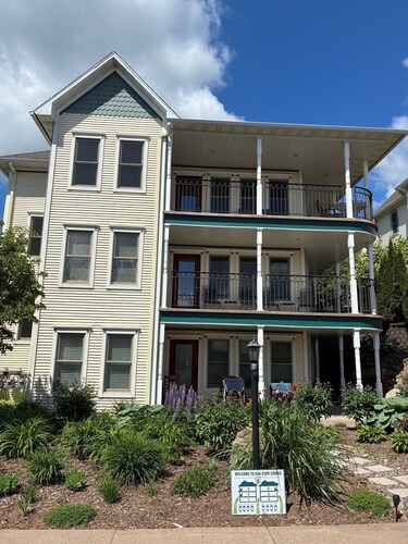 Ada O'Day condo #1 in the Heart of Bayfield. Ground-floor entry and parking.