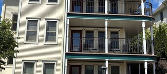 Ada O'Day condo #1 in the Heart of Bayfield. Ground-floor entry and parking.