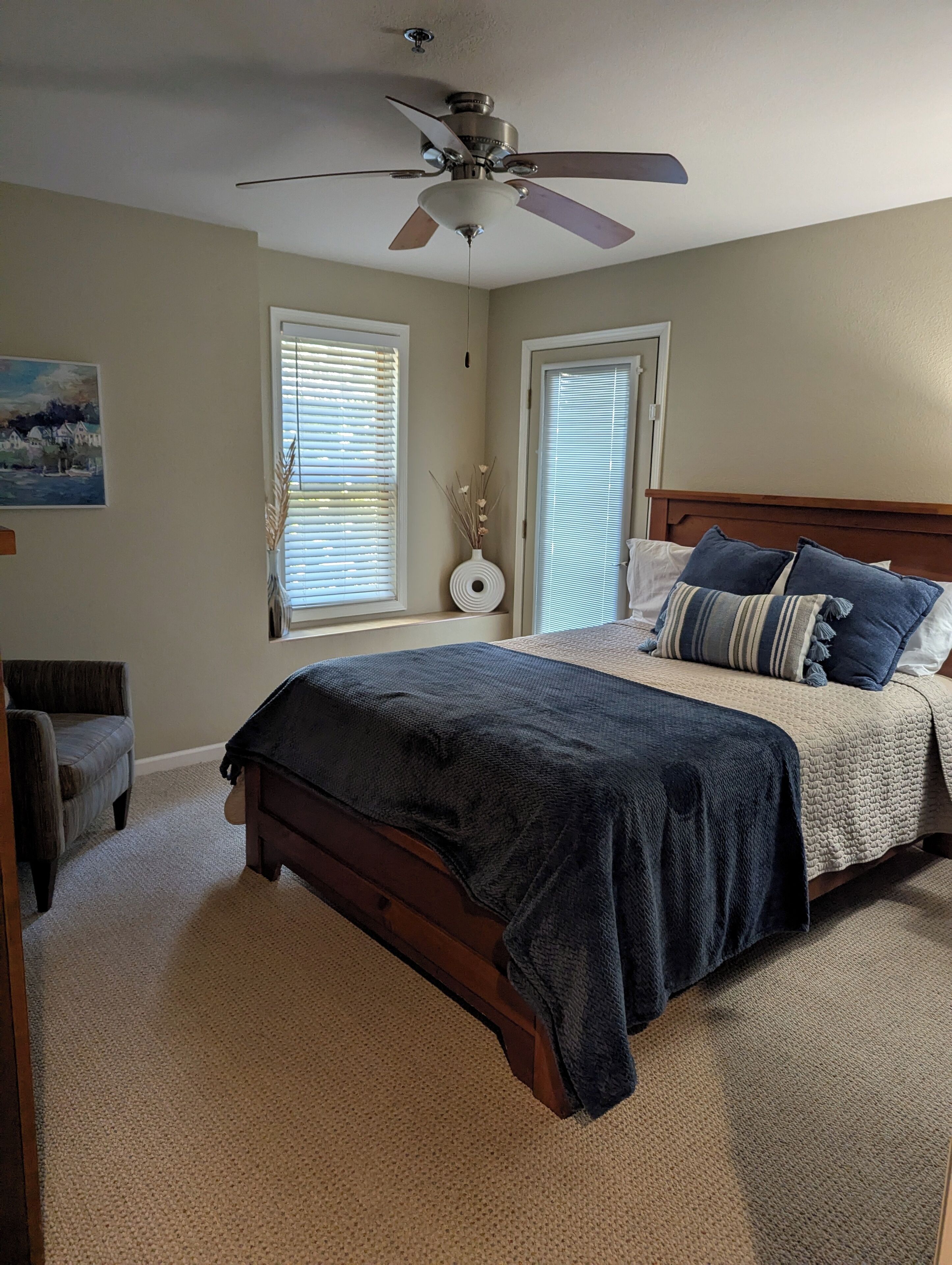 2 bedrooms, iron/ironing board, travel crib, WiFi