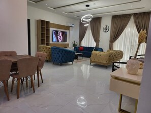 Living area - 3bedroom Luxury Flat (Ikeja)