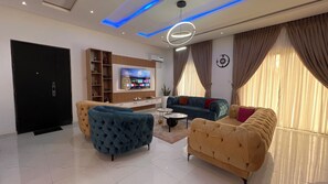 Living area - 3bedroom Luxury Flat (Ikeja)