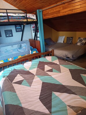 2 chambres, Wi-Fi, draps fournis