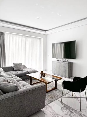 Living area - Brand new penthouse, up to 8 people (Zapopan)