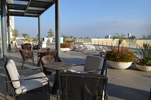 Terrace/patio - 6th floor, luxury apartment. (Zapopan)