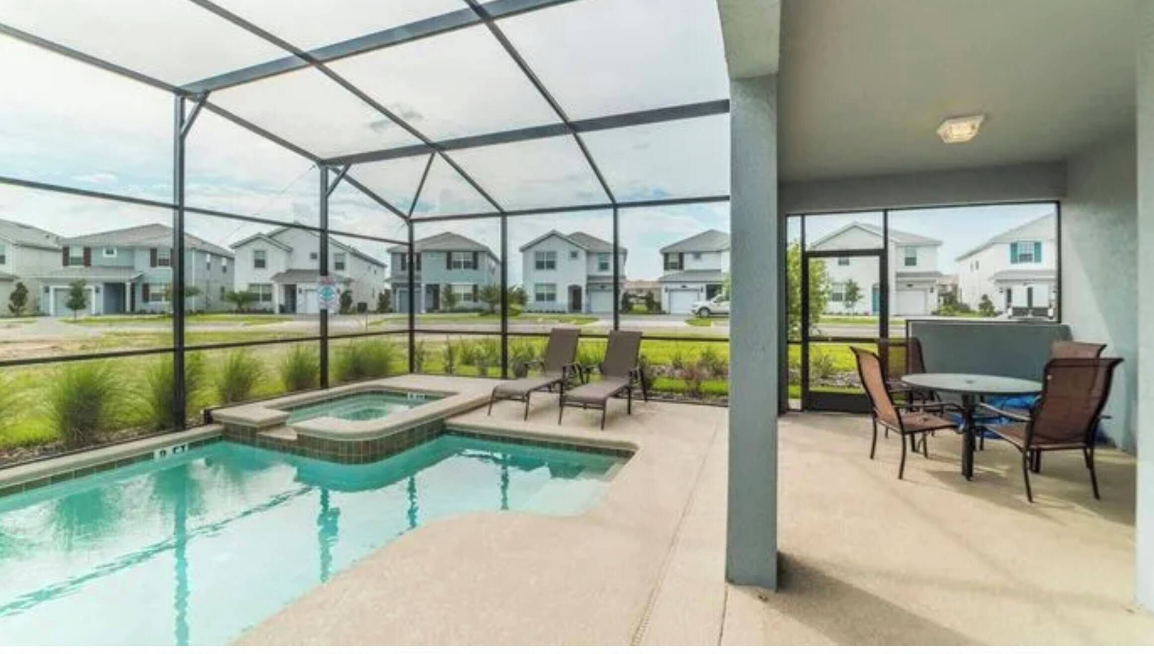 Una piscina riscaldata