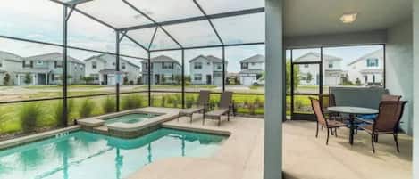 Una piscina climatizada