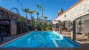 Outdoor pool - Hotel El Toro  (Magdalena de Kino)