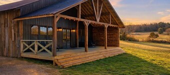 2BR/2BA Luxe Barn | Firepit + Covered Deck + Views