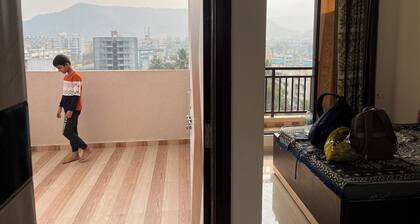 Beautiful 1-bedroom apartment with AC in Neral, Matheran View, Personal Terrace