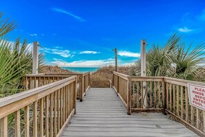 Property grounds - Oceanfront | 3BR Sleeps 8 | Indoor Pool + Views (North Myrtle Beach)