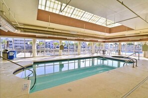 Una piscina climatizada