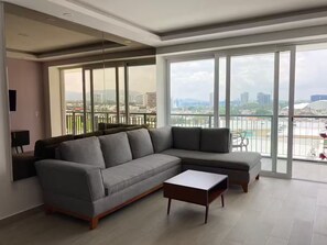 Living area - 508 New apartment, in Real Real View area 2 bedrooms (Zapopan)