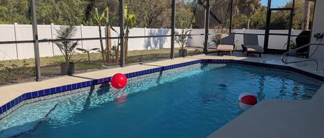 AuĂenpool, beheizter Pool