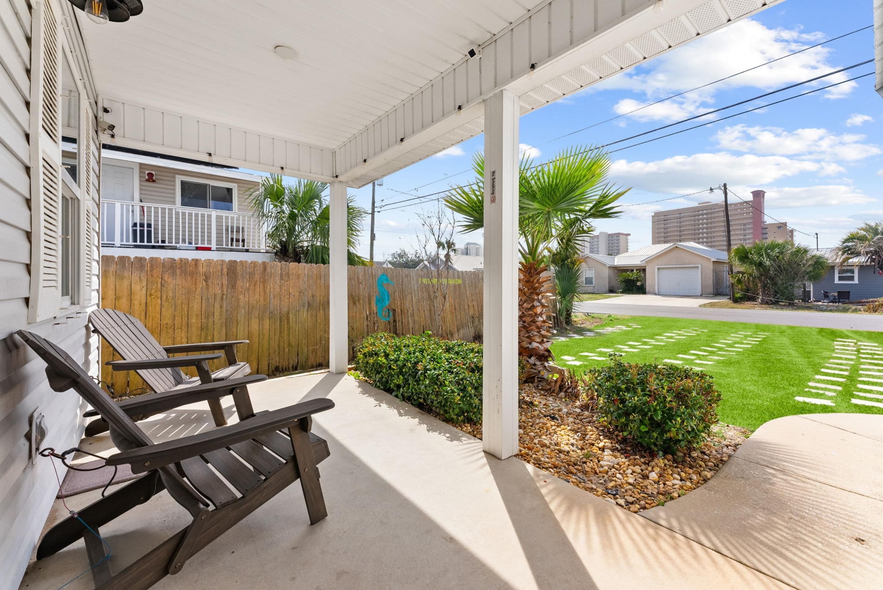 Ferienhaus, Haustiere gestattet | Terrasse/Patio