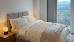 2 間臥室、熨斗/熨衣板、免費無線上網、床單