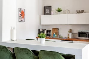 Appartamento Deluxe, 2 camere da letto, cucina | Cucina privata