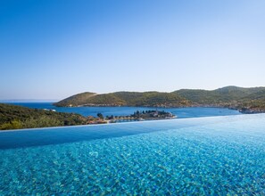 A heated pool - Breathtaking Villa Vis Five Bedroom Villa with the Pool (Vis)