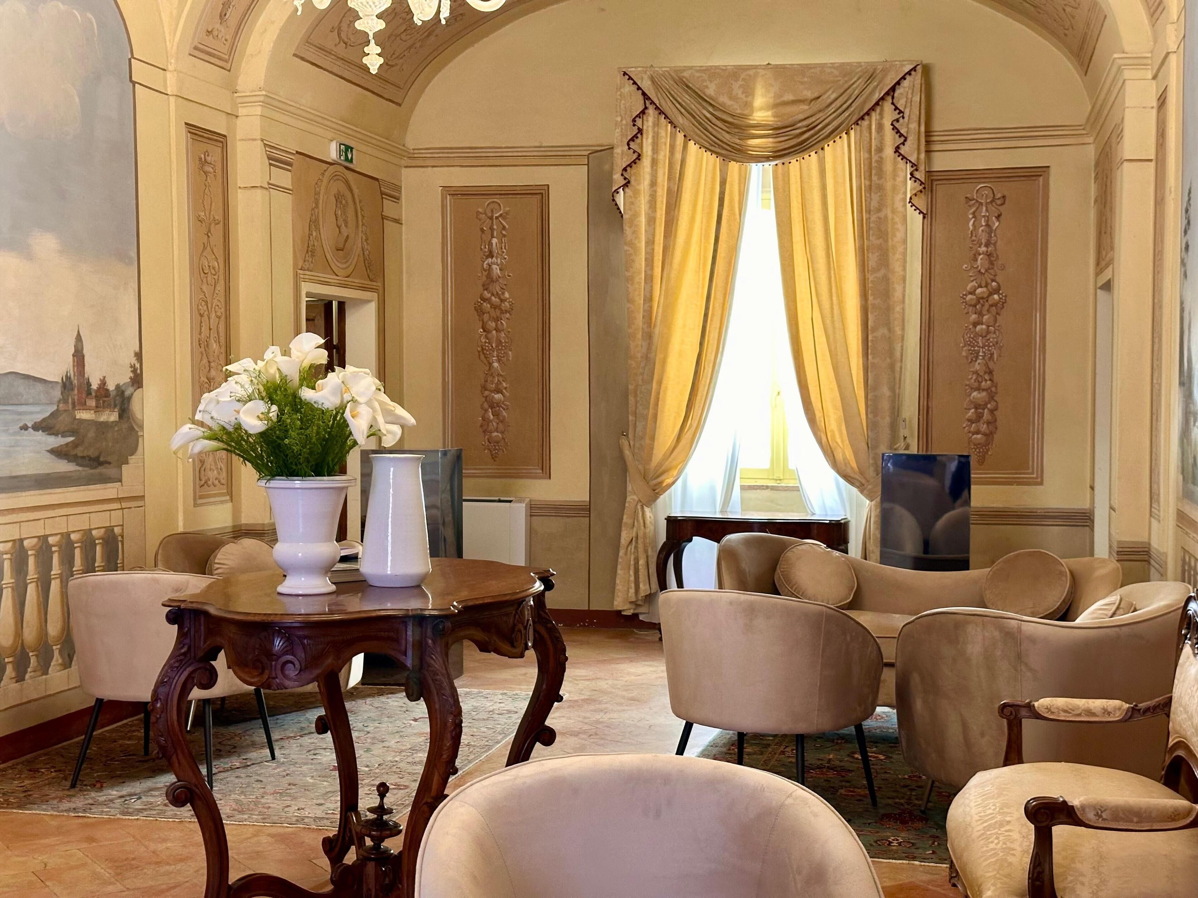 Sala de estar en el lobby