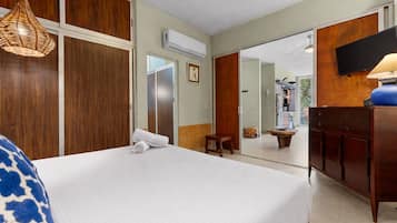 Premium bedding, down duvets, pillow-top beds, individually decorated