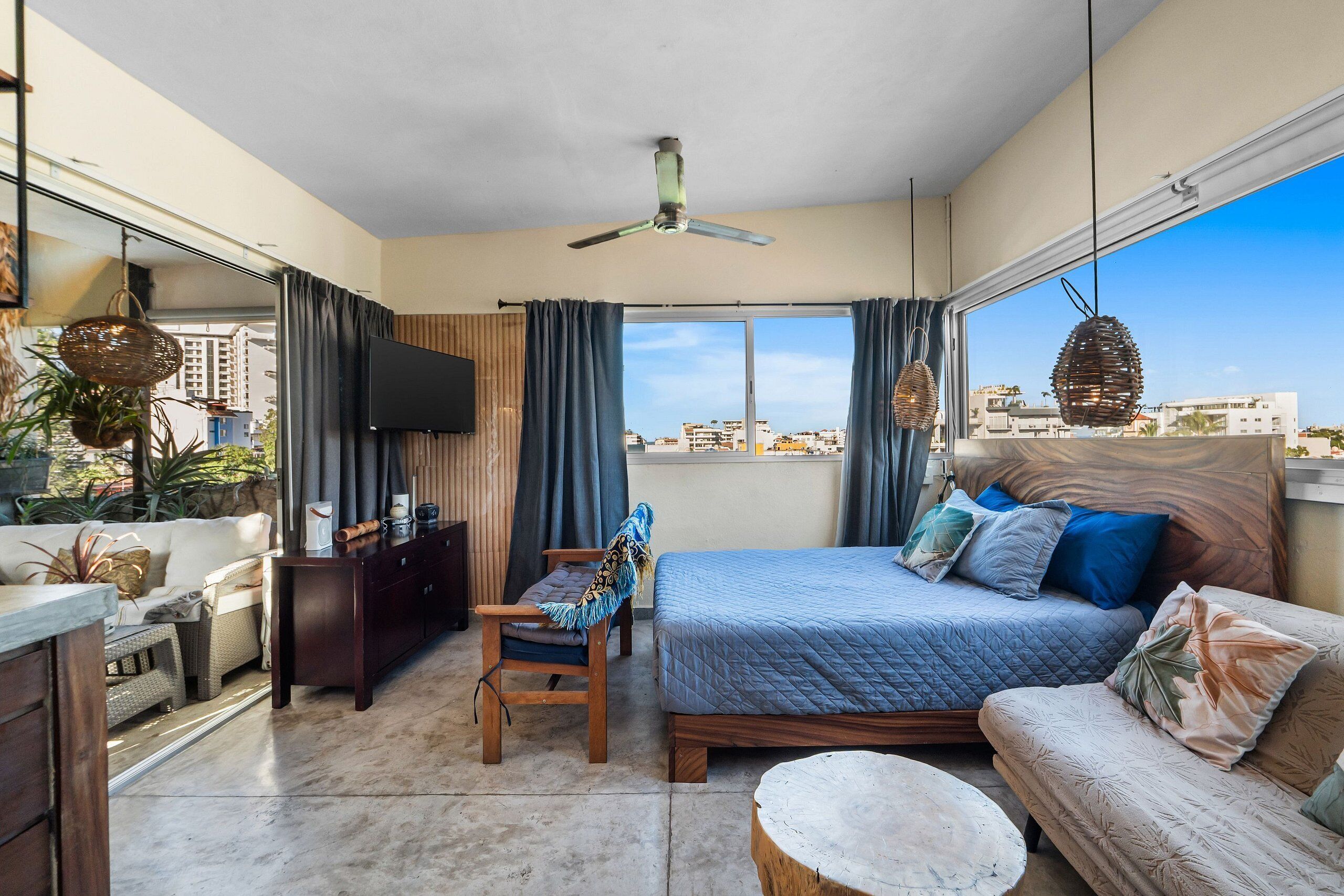 Premium Apartment, Non Smoking, City View | Premium bedding, down duvets, pillow-top beds, individually decorated