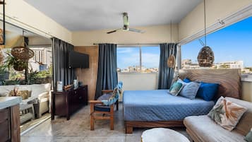 Premium Apartment, Non Smoking, City View | Premium bedding, down duvets, pillow-top beds, individually decorated