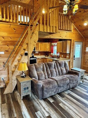 Fernseher, Kamin