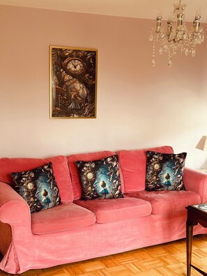 Living area - Our fairytale house in Braunlage vacation apartment Alice in Wonderland (Braunlage)