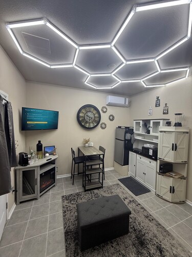 It’s not just a room it’s like a studio apartment with everything you may need