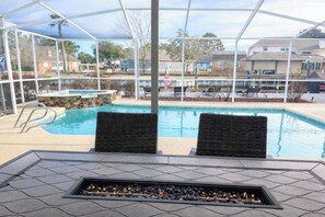Pool - Polynesian Paradise | Waterfront Canal Home + Private Pool (Gulf Breeze)
