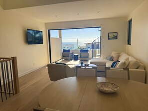 Smart TV - New Coastal Luxury Home • Ocean Views • Private Rooftop Deck • Walk to Beach (Dana Point)