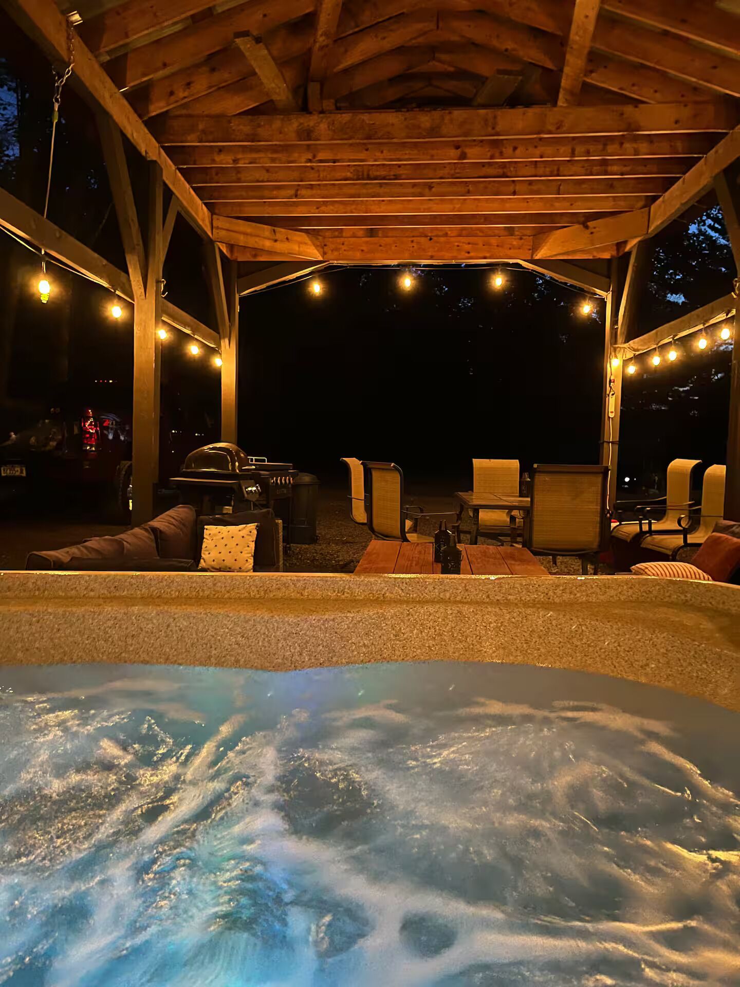 Bain à remous extérieur