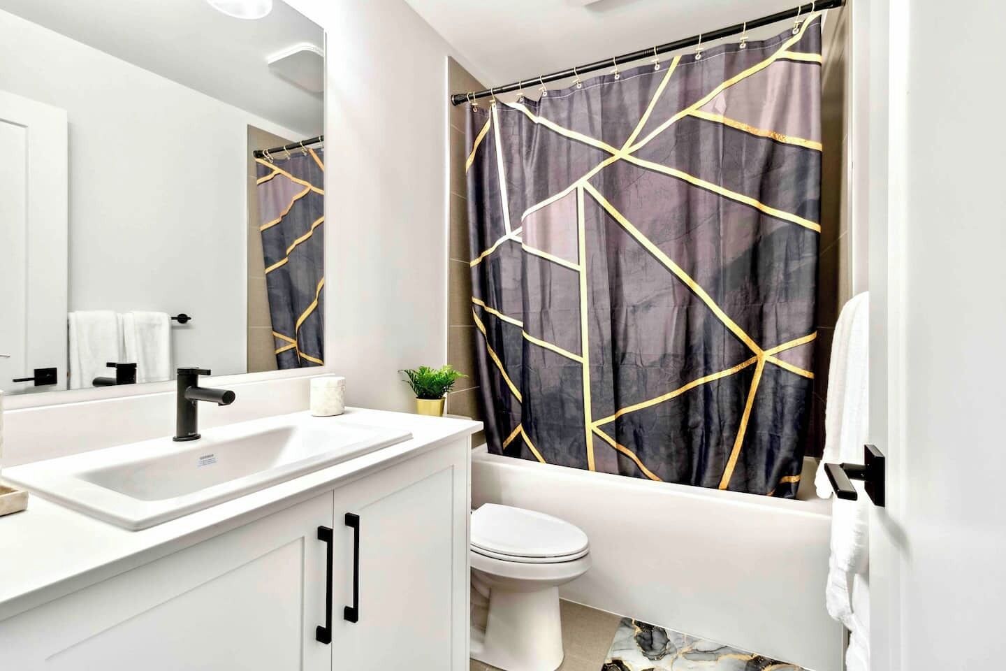 Hair dryer, towels