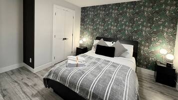 Desk, iron/ironing board, travel crib, free WiFi